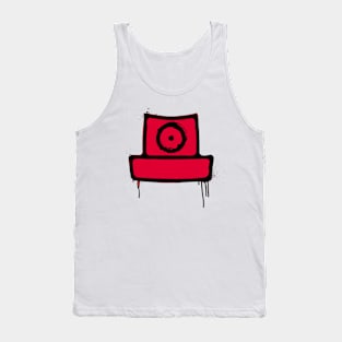 spray can red Tank Top